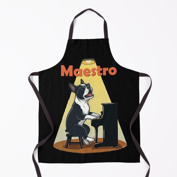 Item preview, Boston Terrier Piano Maestro Dog Musician designed and sold by d247.
