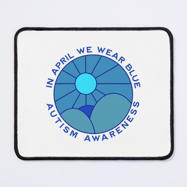 Item preview, In April We Wear Blue Autism Awareness designed and sold by drchzak.