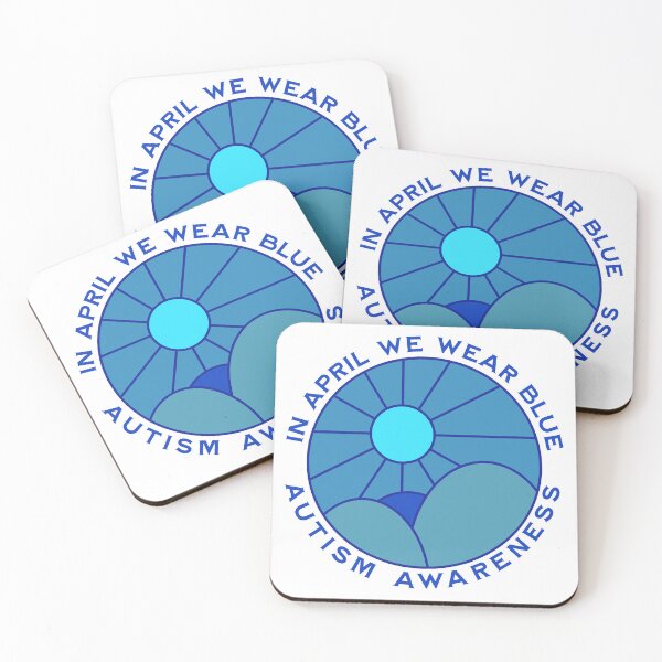 Item preview, In April We Wear Blue Autism Awareness designed and sold by drchzak.