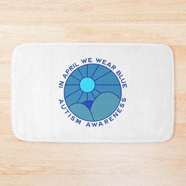 Item preview, In April We Wear Blue Autism Awareness designed and sold by drchzak.