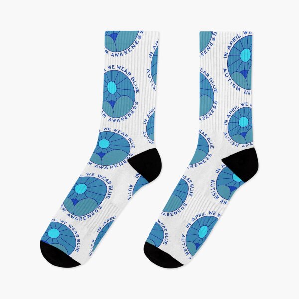 Item preview, In April We Wear Blue Autism Awareness designed and sold by drchzak.