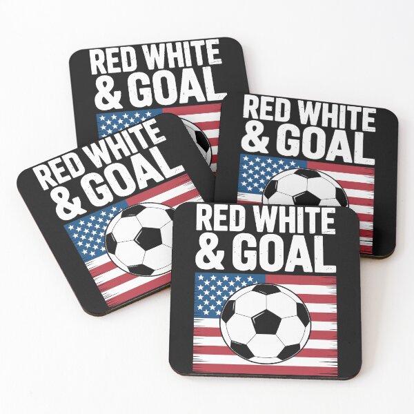 Item preview, Red White & Goal Soccer  designed and sold by jkrphoto.