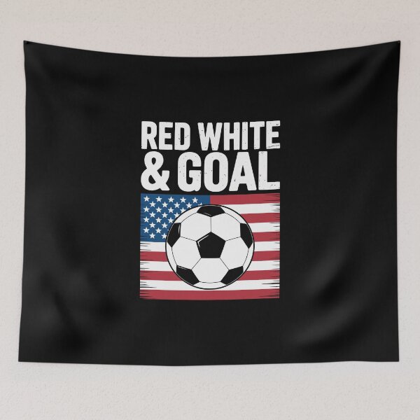 Item preview, Red White & Goal Soccer  designed and sold by jkrphoto.