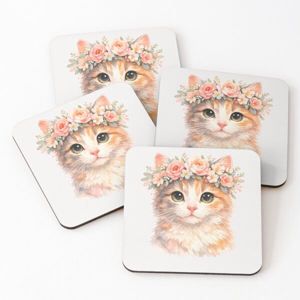 Item preview,  Pet Cat Portrait Watercolor Kitty Lovers designed and sold by erozzz.