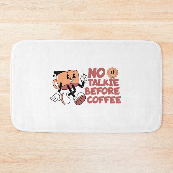 Item preview, No Talkie Before Coffee Retro Mug designed and sold by drchzak.