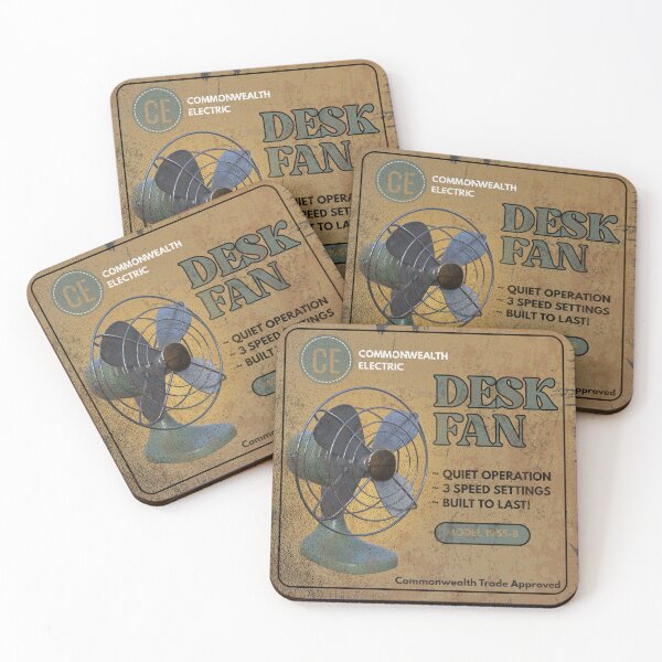 Item preview, Commonwealth Electric Vintage Desk Fan Advertisement designed and sold by RustRelics.