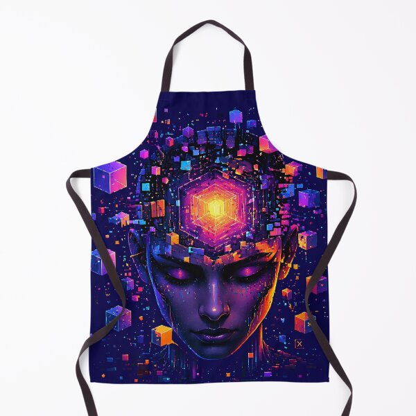 Item preview, Data Not Drama – Cyberpunk Digital Avatar Glitch Art | Futuristic AI T-Shirt Design designed and sold by FunkyVista.