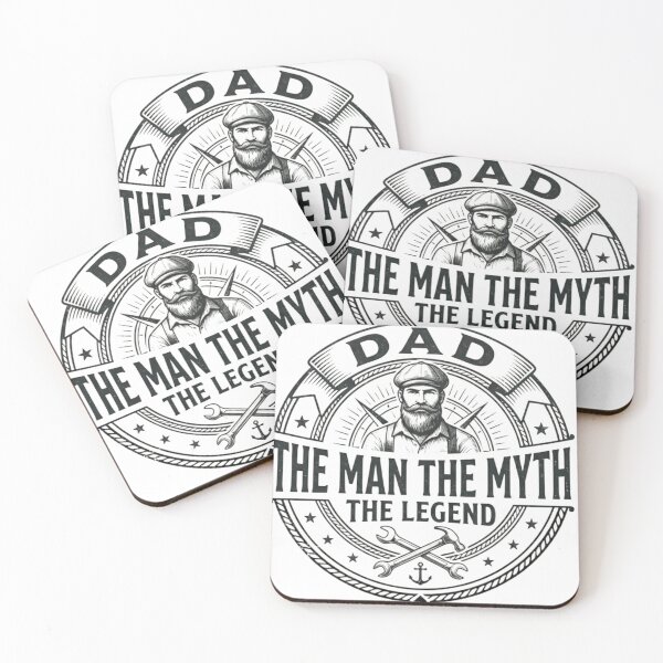 Aperçu de l'œuvre Dad The Man The Myth The Legend créée et vendue par Aryanshop12.