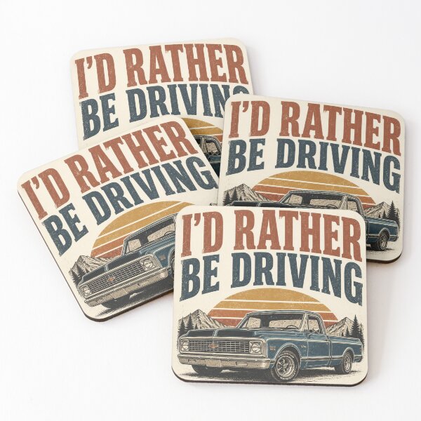 Item preview, I'd Rather Be Driving Funny Car Lover Gift T-Shirt designed and sold by SunnyDesign82.