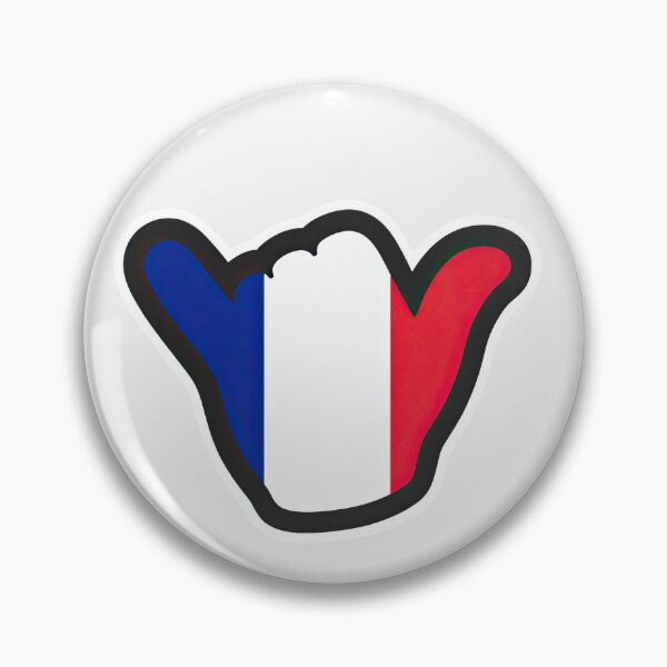 Item preview, France Shaka Flag designed and sold by ShakaLife.org.