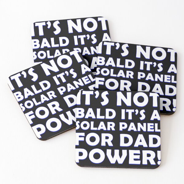 Item preview, It's Not Bald It's a Solar Panel for Dad Power Funny Shirt designed and sold by MCLVibe.