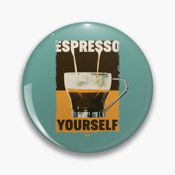 Item preview, Espresso Yourself | Retro Mid-Century Coffee Graphic Tee | Funny Coffee Pun Shirt Espresso Lover designed and sold by Decorador de Corazones.