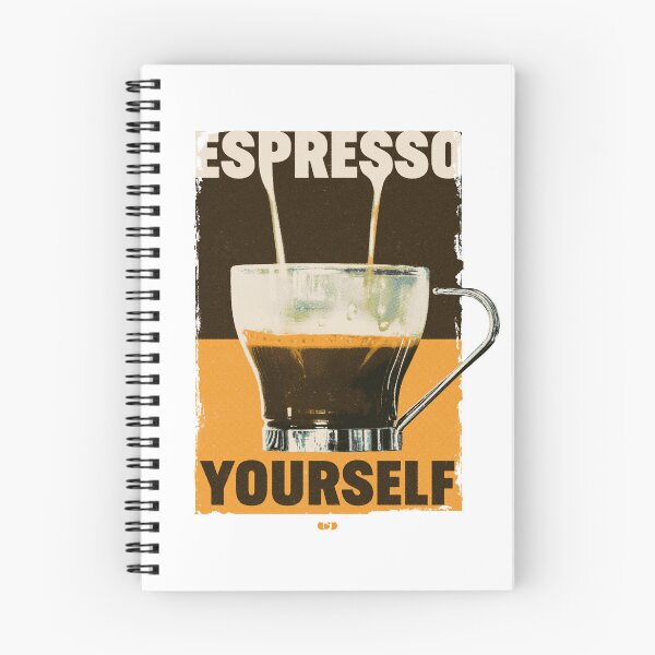 Item preview, Espresso Yourself | Retro Mid-Century Coffee Graphic Tee | Funny Coffee Pun Shirt Espresso Lover designed and sold by Decorador de Corazones.