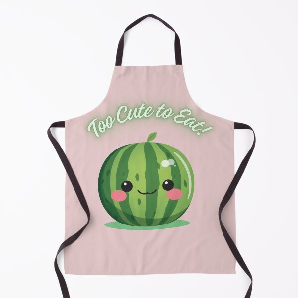 Item preview, Too Cute To Eat Kawaii Watermelon Summer Tee designed and sold by Inka Moon Design.