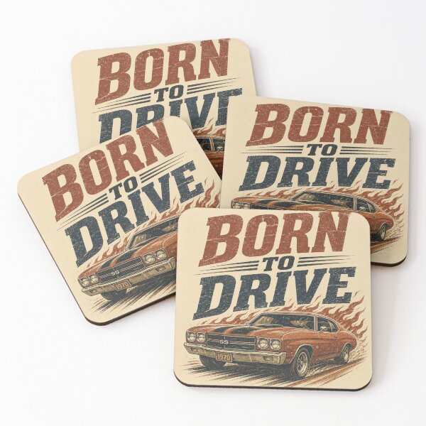 Item preview, Born To Drive Funny Car Lover Gift T-Shirt designed and sold by SunnyDesign82.