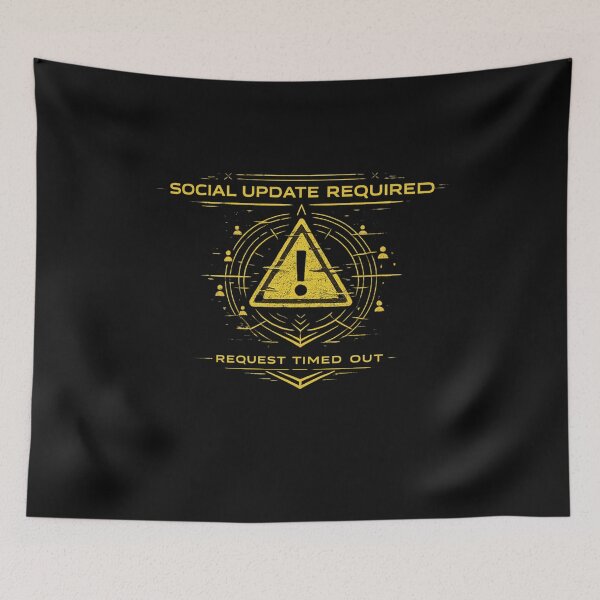 Item preview, Social Update Required Request Timed Out Introvert Humor Shirt designed and sold by BOOGY LEGACY™.