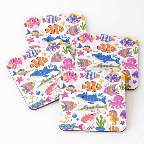 Item preview, Color Splash Sea Friends Sticker Pack designed and sold by Ganj1l.