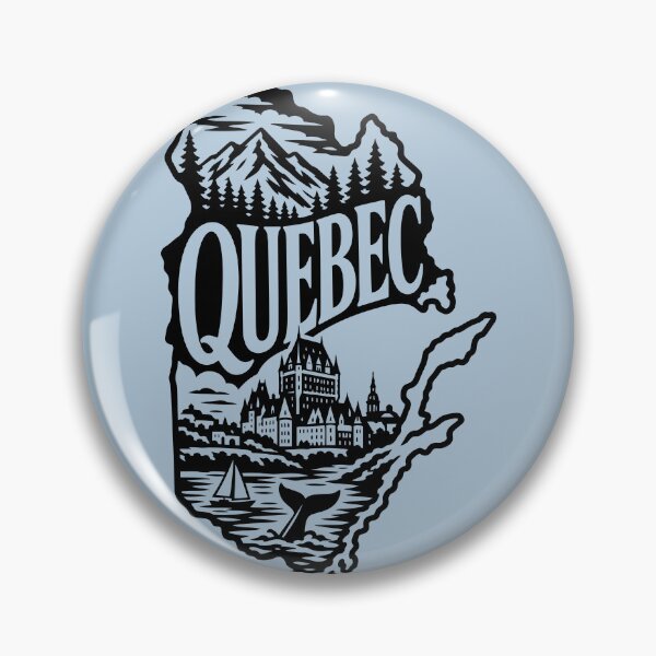 Item preview, Quebec Canada Wilderness and Château Frontenac Canadian Silhouette designed and sold by meganohm.