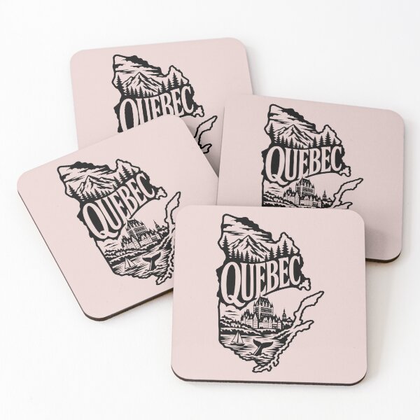 Item preview, Quebec Canada Wilderness and Château Frontenac Canadian Silhouette designed and sold by meganohm.