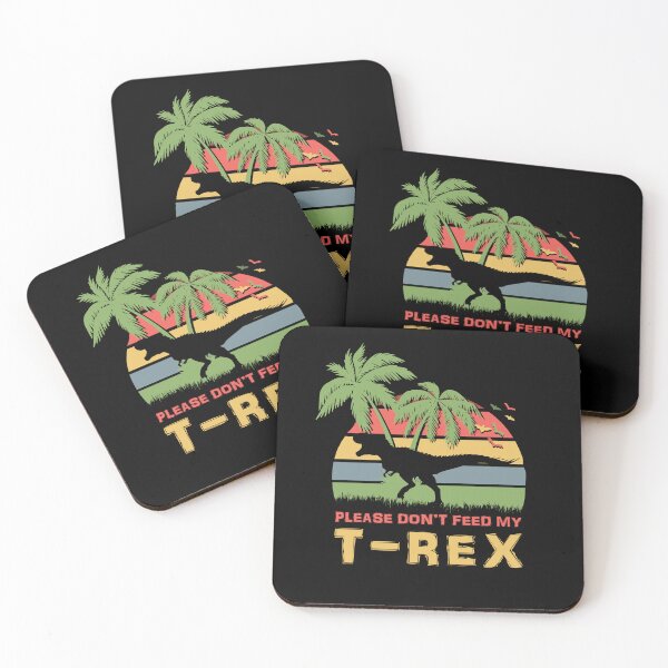 Item preview, Retro Please Don't Feed My T-Rex Dinosaur Sunset designed and sold by marke770.