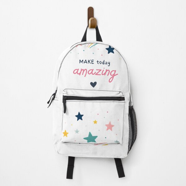 Item preview, Make Today Amazing Rainbow Stars Positive Quote Design  Main Tag: designed and sold by Abdesalem Gueboudj.