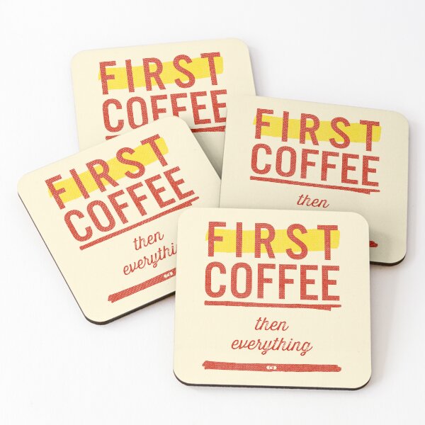 Item preview, FirsFirst Coffee Then Everything | Retro Halftone Coffee Graphic Tee | Funny Morning Slow Living Shirtt Coffee Then Everything | Retro Halftone Coffee Graphic Tee | Funny Morning Slow Living Shirt designed and sold by Decorador de Corazones.