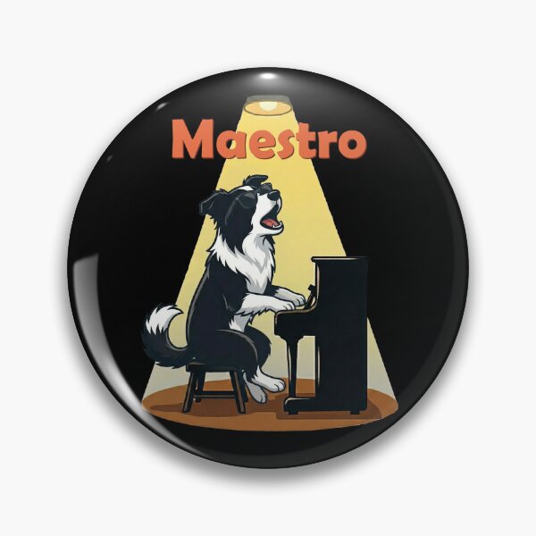 Item preview, Maestro Border Collie Dog Playing Piano designed and sold by d247.