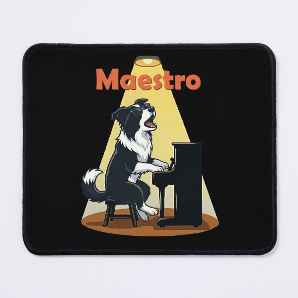 Item preview, Maestro Border Collie Dog Playing Piano designed and sold by d247.