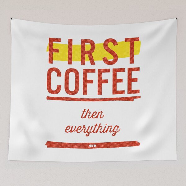 Item preview, FirsFirst Coffee Then Everything | Retro Halftone Coffee Graphic Tee | Funny Morning Slow Living Shirtt Coffee Then Everything | Retro Halftone Coffee Graphic Tee | Funny Morning Slow Living Shirt designed and sold by Decorador de Corazones.