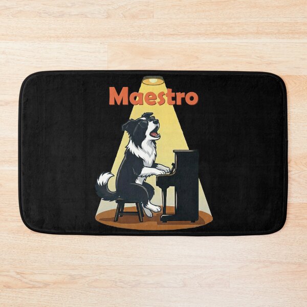 Item preview, Maestro Border Collie Dog Playing Piano designed and sold by d247.