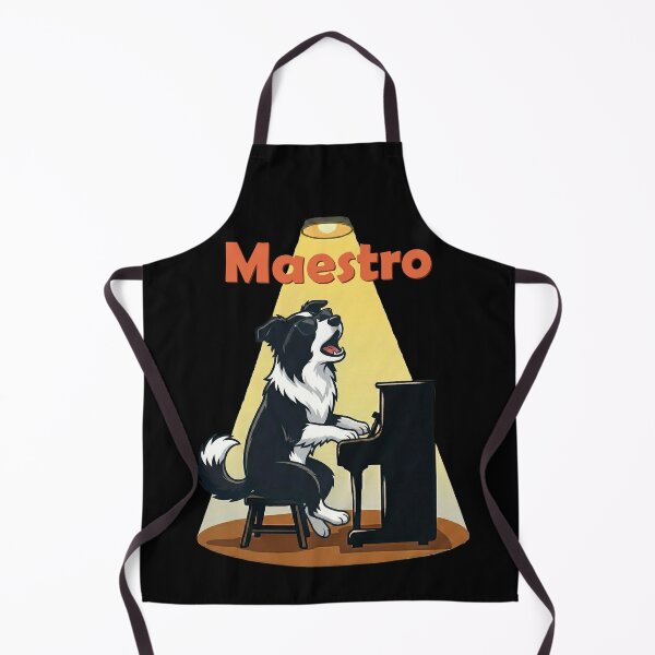 Item preview, Maestro Border Collie Dog Playing Piano designed and sold by d247.