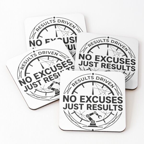 Item preview, No Excuses Just Results designed and sold by Aryanshop12.