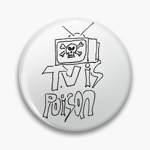 Item preview, TV is Poison designed and sold by Gr33zy Art.
