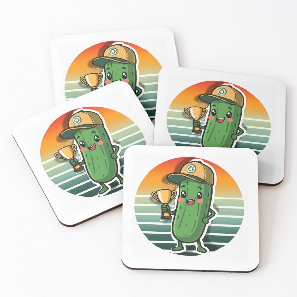 Item preview, Funny Pickle Soccer Champion Classic Shirt – Pickle Lover Football Fan Gift, Cute Pickle Trophy Cartoon Sports Tee, Funny Pickle Sticker Mug Gift designed and sold by Basma Designs | Retro, Kawaii Shirts & Stickers.
