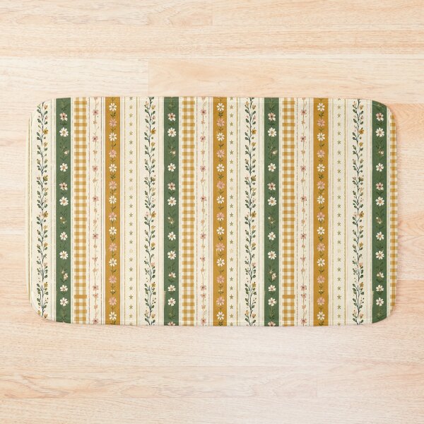 Item preview, Vintage Cottage Garden Stripe Seamless Pattern designed and sold by Ioanna-Studio.