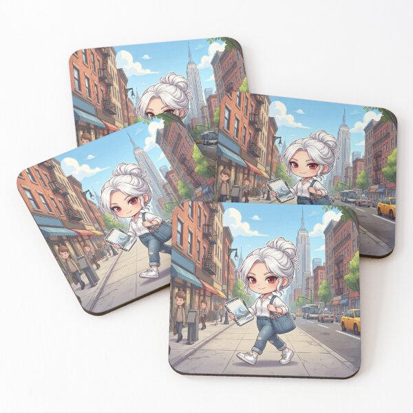 Item preview,  Student walking down a city street designed and sold by Azurart2.