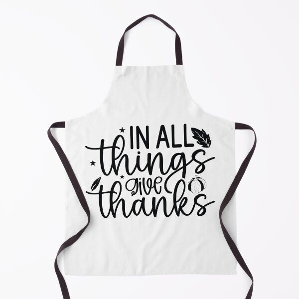 Item preview, In All Things Give Thanks - Cute Autumn Thanksgiving Holiday Feast Gift designed and sold by FuzionRaptor.