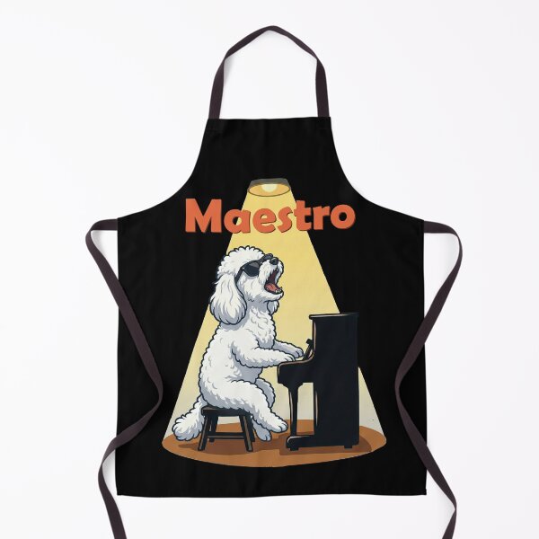 Item preview, Maestro Dog Playing Piano Funny Poodle Musician designed and sold by d247.