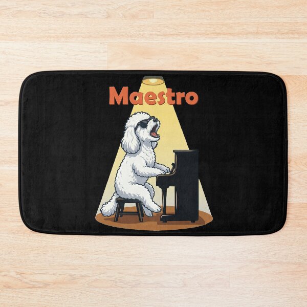 Item preview, Maestro Dog Playing Piano Funny Poodle Musician designed and sold by d247.