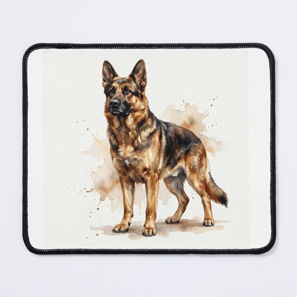 Item preview, German Shepherd Watercolor Portrait Art Print Dog Lover Gift designed and sold by PetInkCo.