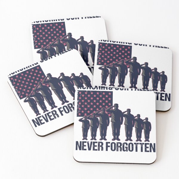 Item preview, Honoring Our Fallen Never Forgotten Military designed and sold by JMDesignHub.