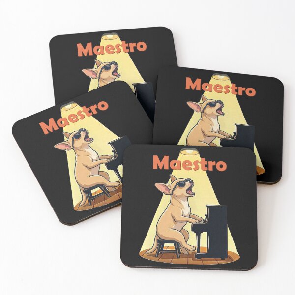 Item preview, Maestro Chihuahua Dog Playing Piano Musician designed and sold by d247.