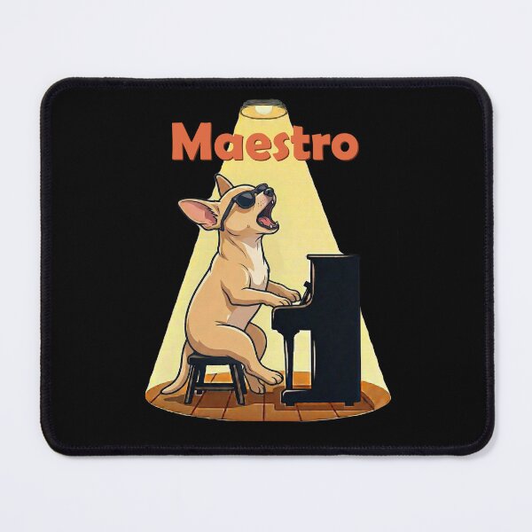 Item preview, Maestro Chihuahua Dog Playing Piano Musician designed and sold by d247.