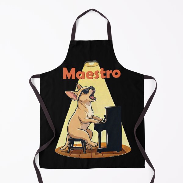 Item preview, Maestro Chihuahua Dog Playing Piano Musician designed and sold by d247.