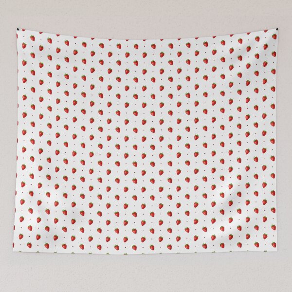 Item preview, Cute Strawberry Pattern | Kawaii Red Strawberry Print | Aesthetic Strawberry Fruit Design | Red Berry Summer Fruit Pattern | Whimsical Strawberry Garden Art | Fresh Strawberry Patch Pattern designed and sold by VivaFy.