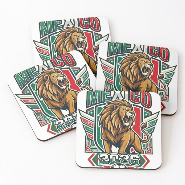 Item preview, Mexico 2026 Soccer Lion Mascot designed and sold by laughingshirts.