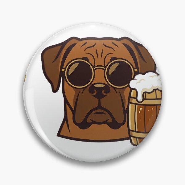 Item preview, Boxer Dog Brewing Company Beer Lover Design designed and sold by JMDesignHub.