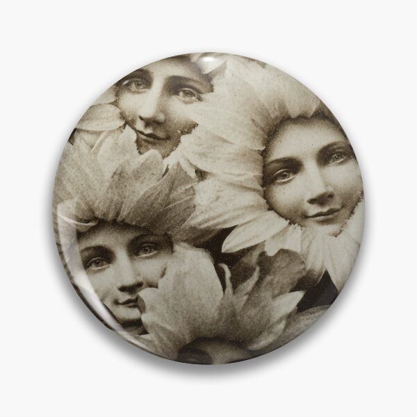 Item preview, Flower Maidens Vintage Botanical Portrait designed and sold by SpecInkStudio.