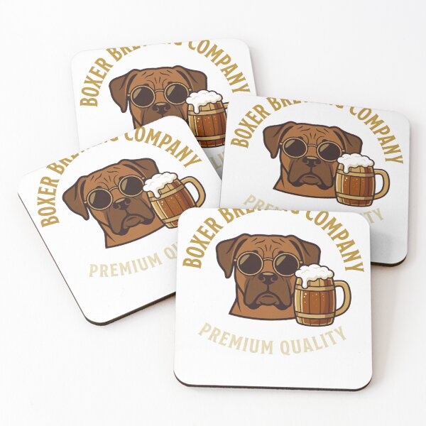 Item preview, Boxer Dog Brewing Company Beer Lover Design designed and sold by JMDesignHub.