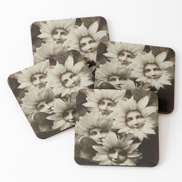 Item preview, Flower Maidens Vintage Botanical Portrait designed and sold by SpecInkStudio.